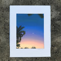 Sunset Palms Print