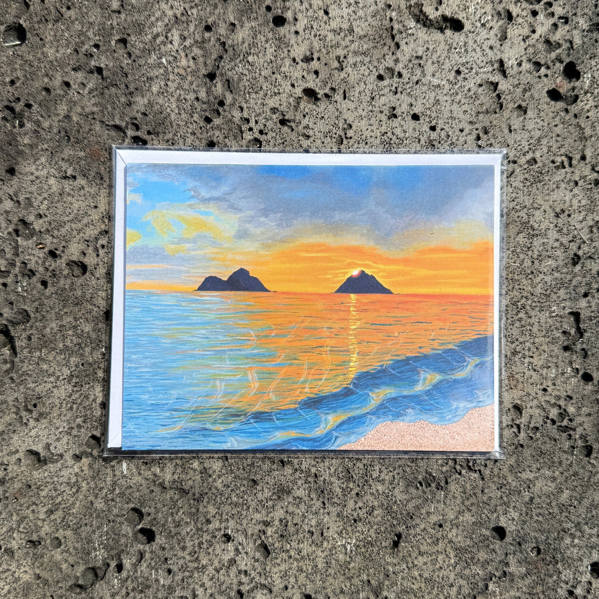 Golden Lanikai Card