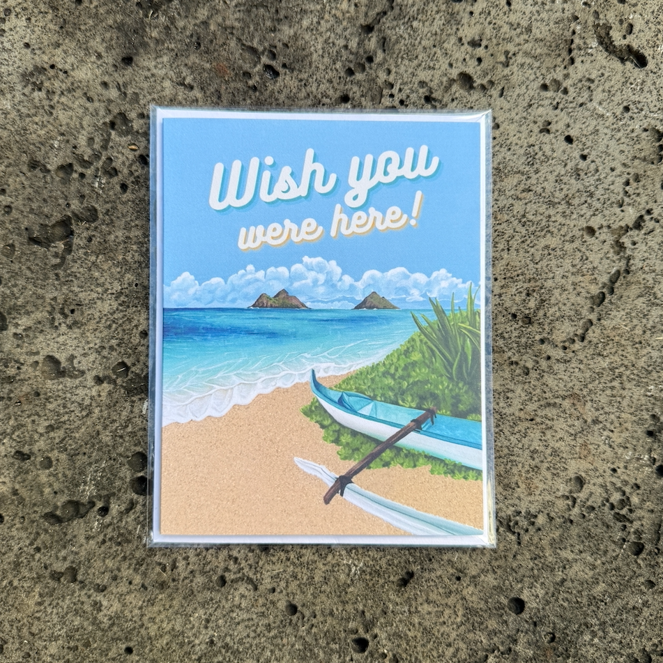 Lanikai Canoe Card