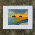 Golden Lanikai Print